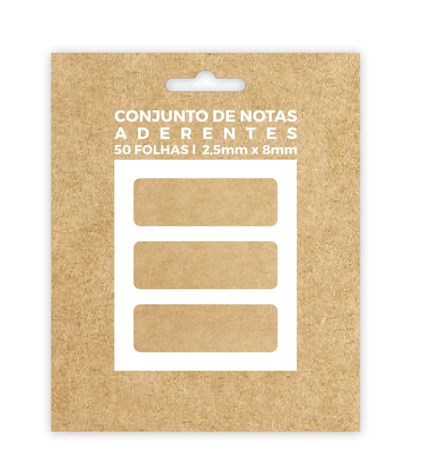 Conjunto 3 Post It - Kraft
