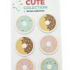 Conjunto 6 Sticky Notes - Donuts