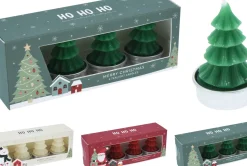 Conjunto 4 Velas Xmas Tree