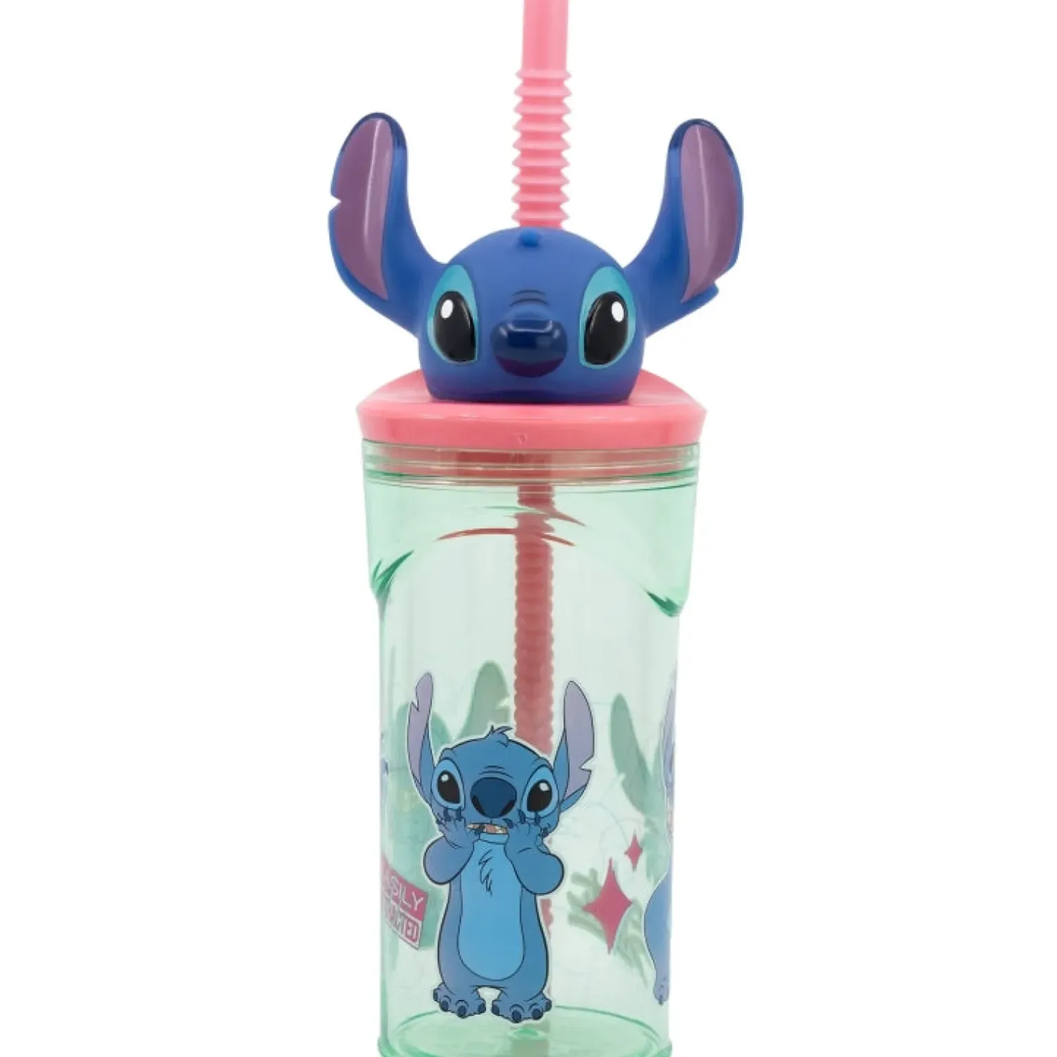 Copo com Palhinha - Stitch