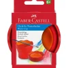 Copo Lava Pincéis Vermelho