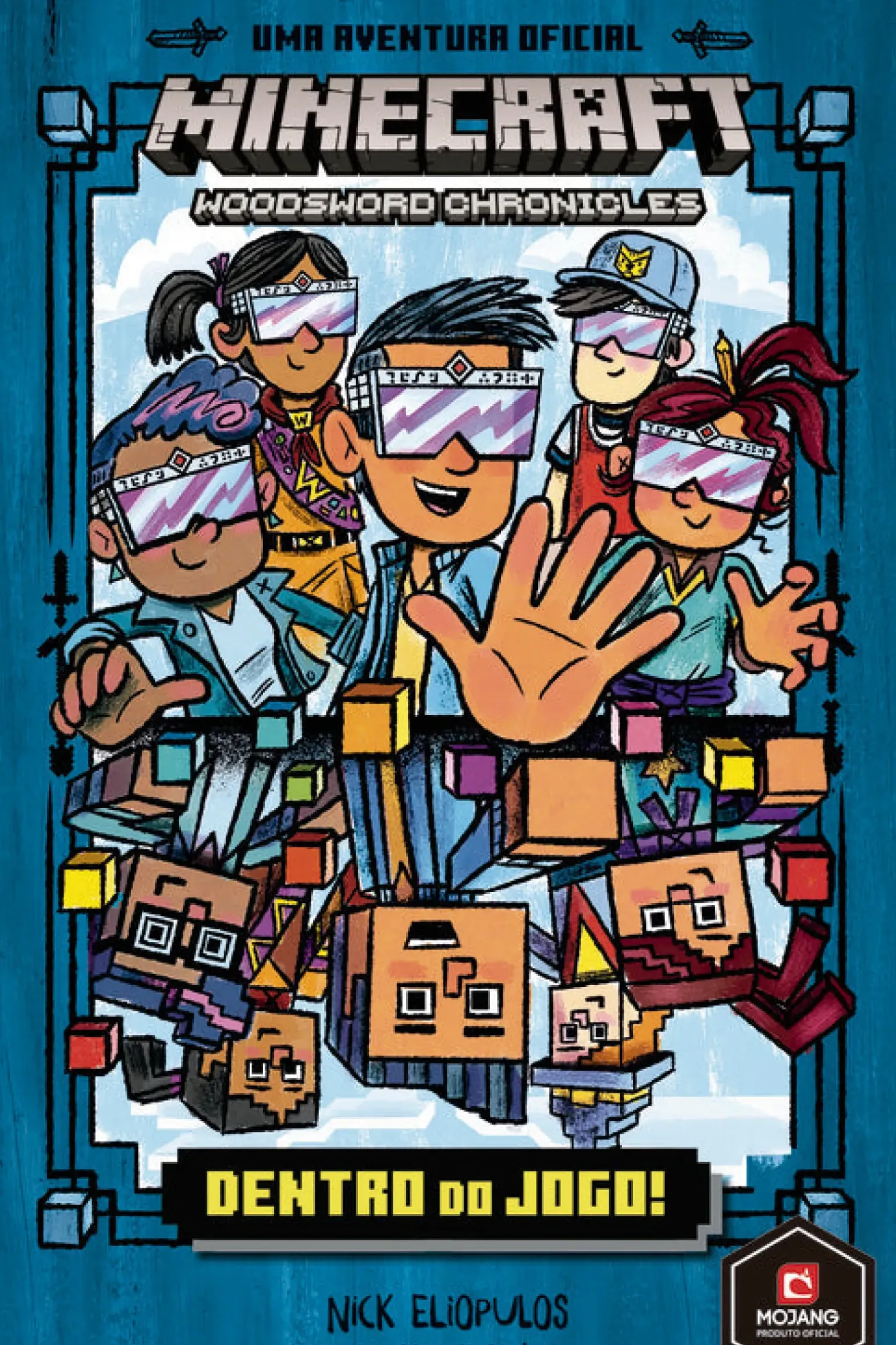 Dentro do Jogo! de Nick Eliopulos e Luke Flowers Minecraft N.º 1