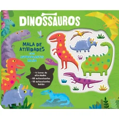 DINOSSAUROS: MALA de ATIVIDADES com AUTOCOLANTES BALÃO de MALA