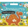 Dinossauros - Megabloco para Pintar com Autocolantes