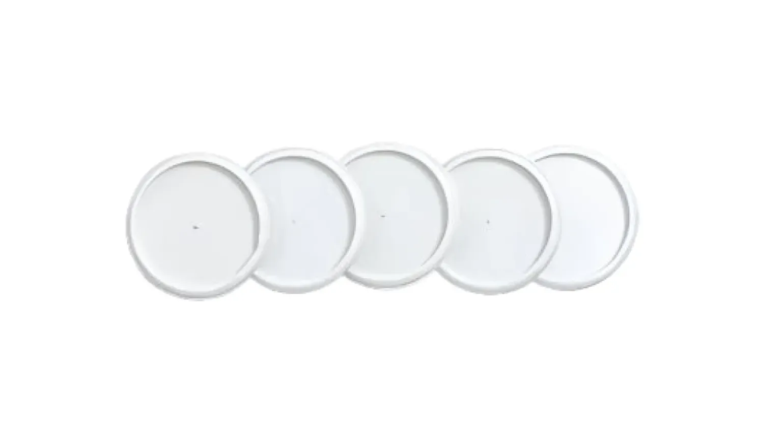 Discos E Elástico 2,3Cm Branco