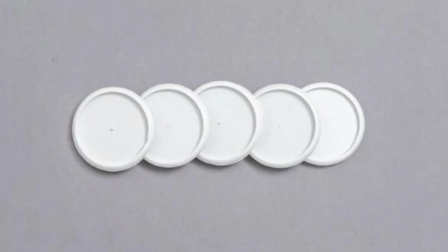 Discos E Elástico 2,3Cm Branco