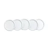 Discos e Elástico 3.1cm Branco Caderno Inteligente