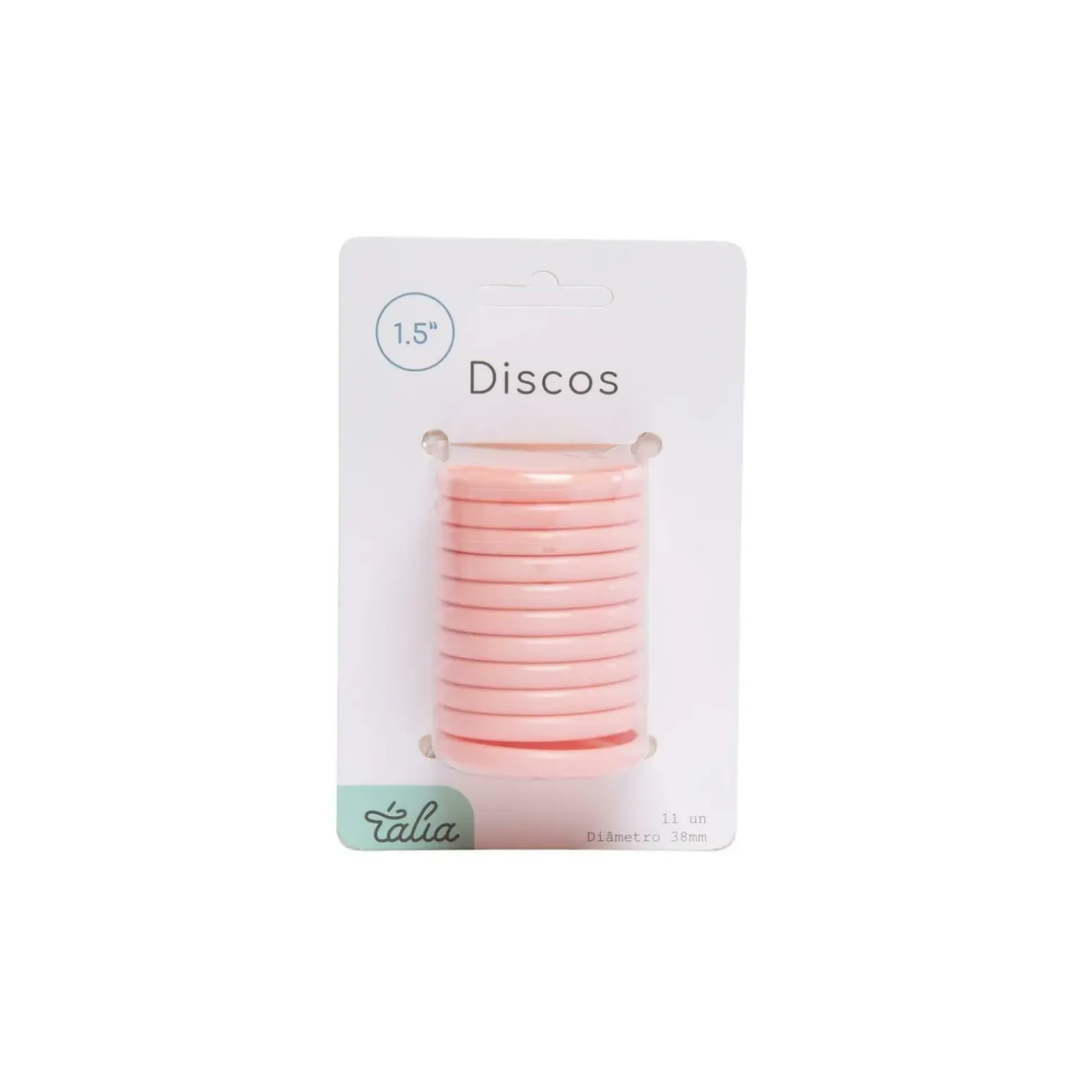 Discos para Caderno Smart 1.5'' Salmão Talia