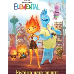 Elemental: História para Colorir