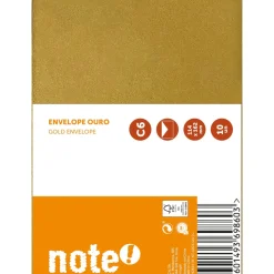 Envelope Silicone C6 114*162 Dourado 10 unidades Note