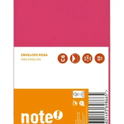 Envelope Silicone C6 114*162Mm Rosa 10 unidades Note!