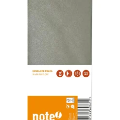 Envelope Silicone Dl 110*220 Prata 10 unidades Note!