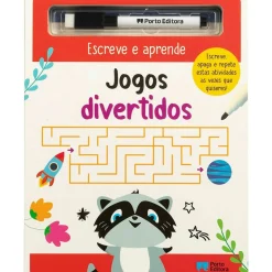 Escreve A Aprende - Jogos Divertidos - Inclui Caneta Escreve A Apaga