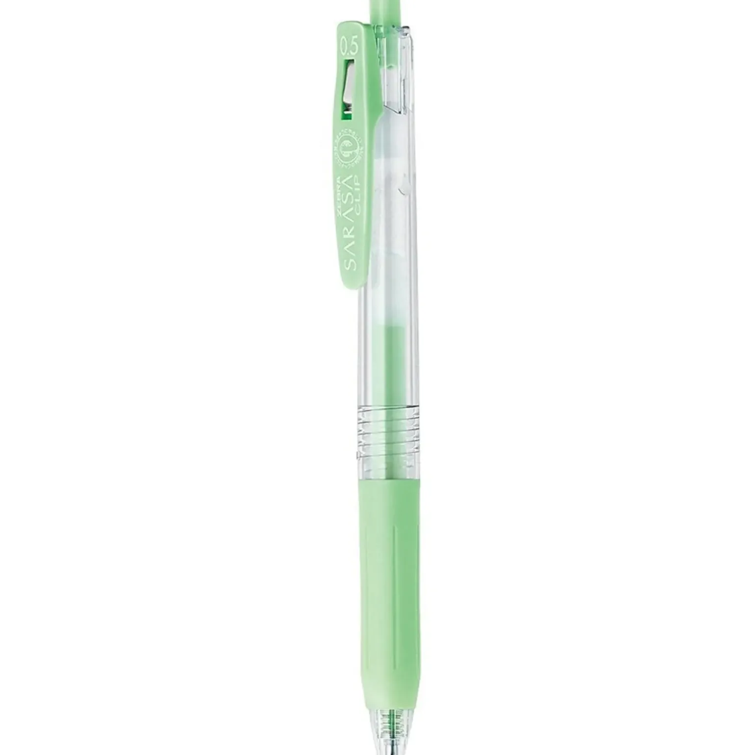 Esferógrafica Clip Tinta Gel 0.5 Sarasa Milk Verde