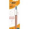 Esferógrafica Com 4Cores Rose Gold Bic