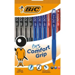 Esferográfica Bu3 Com Grip Sortido 10 Unidades Bic