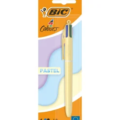 Esferográfica Com 4 Cores Pastel Bic