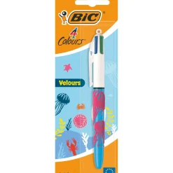 Esferográfica Com 4 Cores Velvet Bic