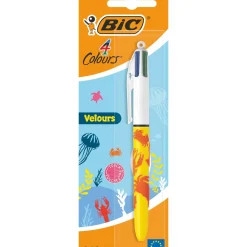 Esferográfica Com 4 Cores Velvet Bic
