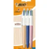 Esferográfica Com4 Cores Wood 3Unidades Bic