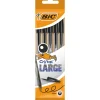 Esferográfica Cristal Preto Large 5 unidades Bic