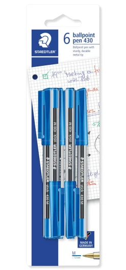 Esferográfica Stick 430 M 6 unidades Azul