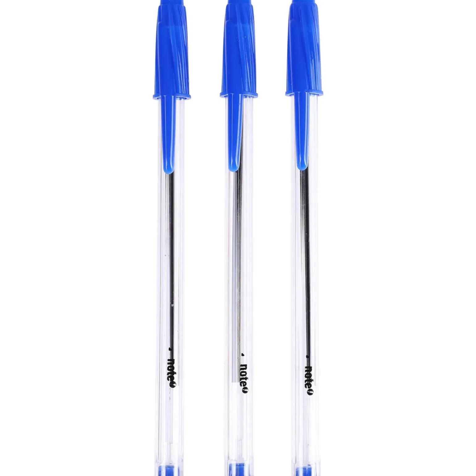 Esferográfica Transparente de Tinta Azul