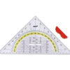 Esquadro Geométrico 22cm com Pega