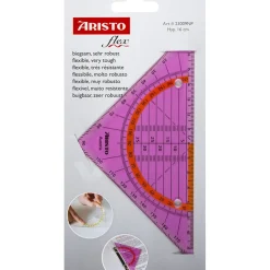 Esquadro Geométrico 16Cm Geoflex Rosa Aristo