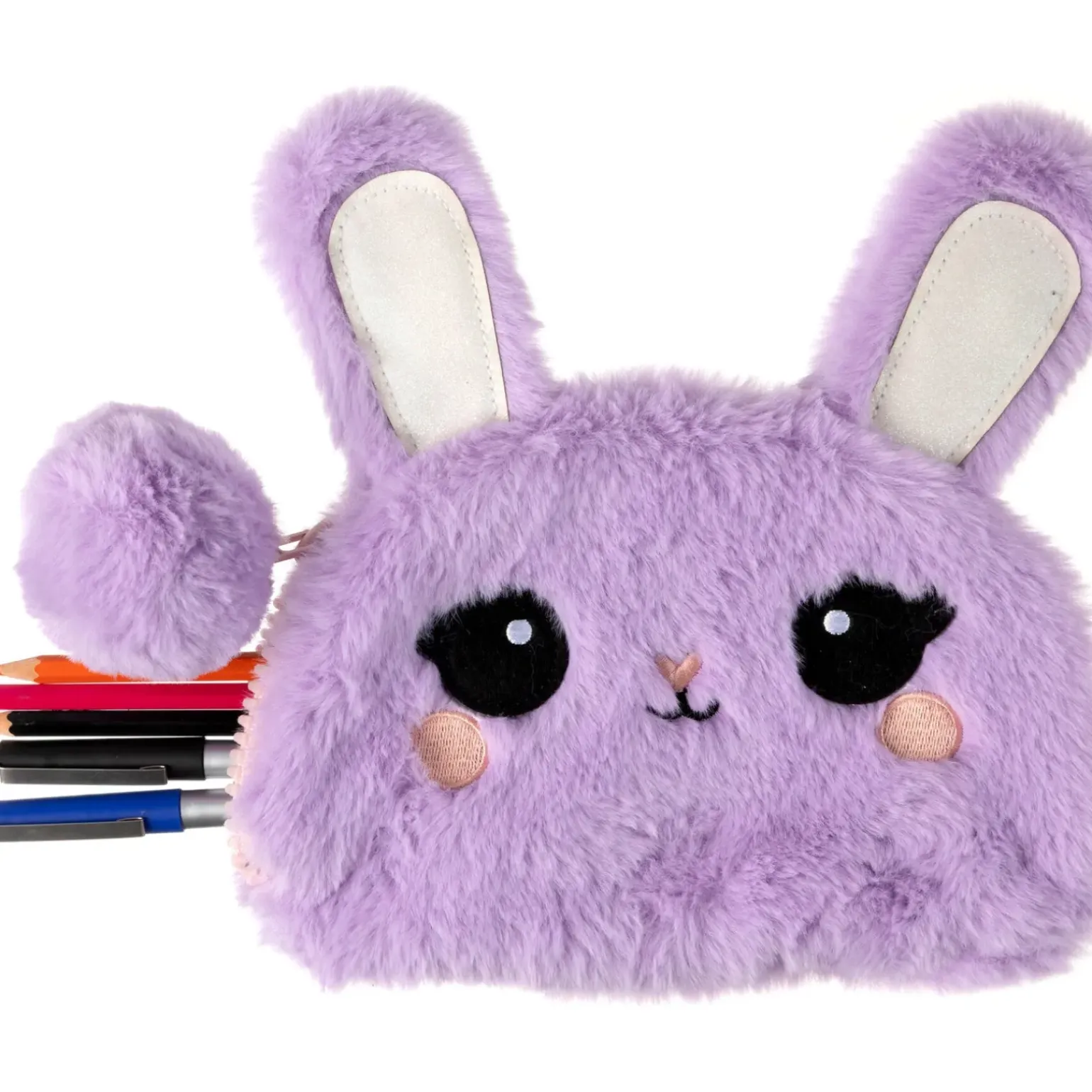 Estojo Peluche Glitter Coelho Bunny Joy