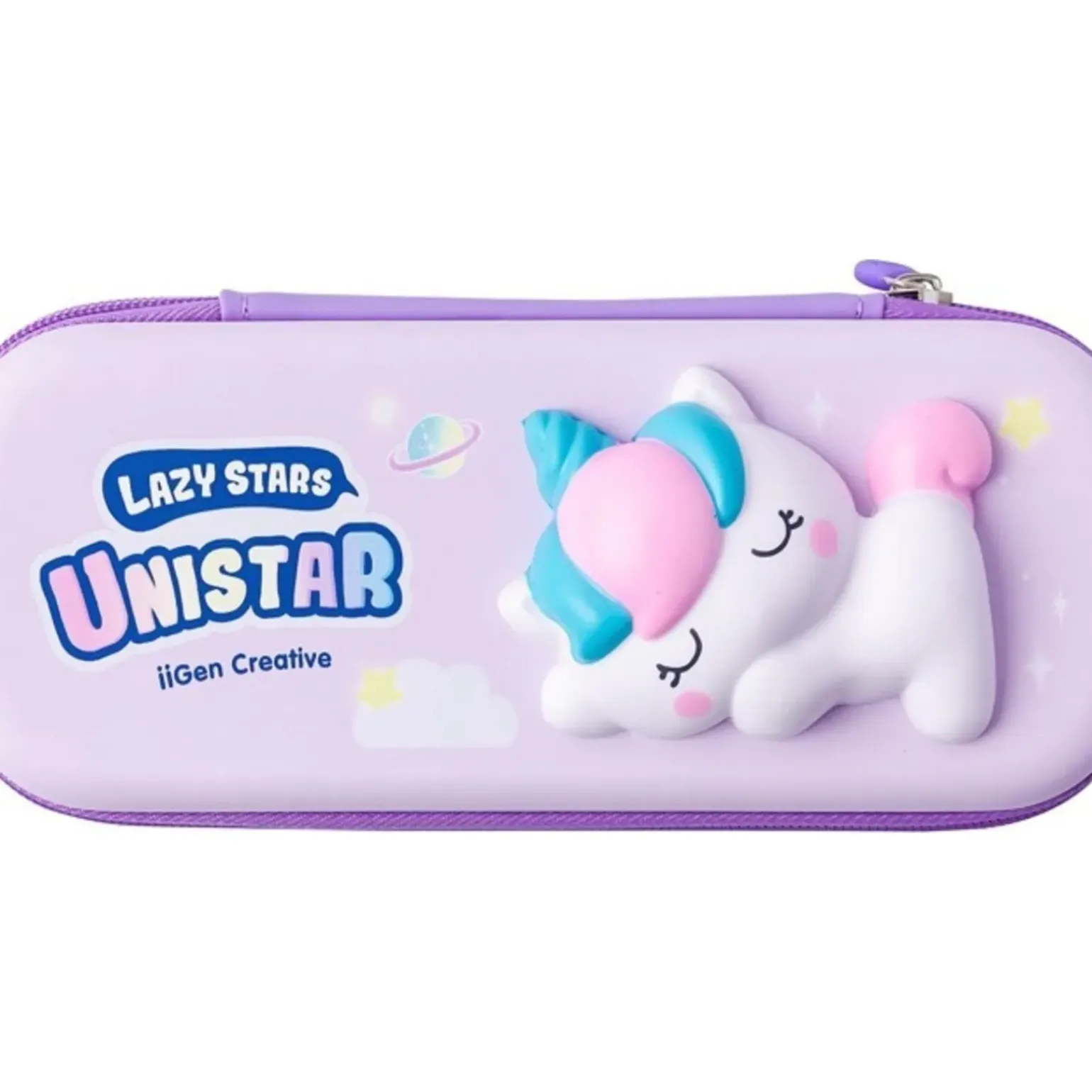 Estojo Squishy Lazy Stars Unistar