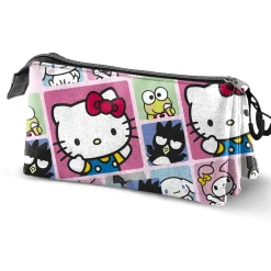 Estojo Triplo Hello Kitty