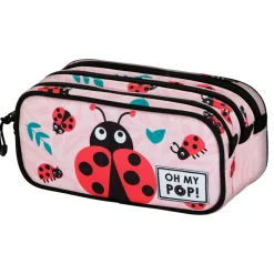 Estojo Triplo Red - Ladybug Omp