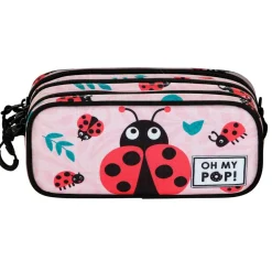 Estojo Triplo Red - Ladybug Omp