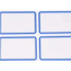 Etiquetas Adesivas 41 x 65mm Borda Azul 24 unidades Note!