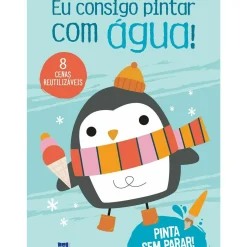 Eu Consigo Pintar com Água - Azul - Pinguim de YOYO BOOKS