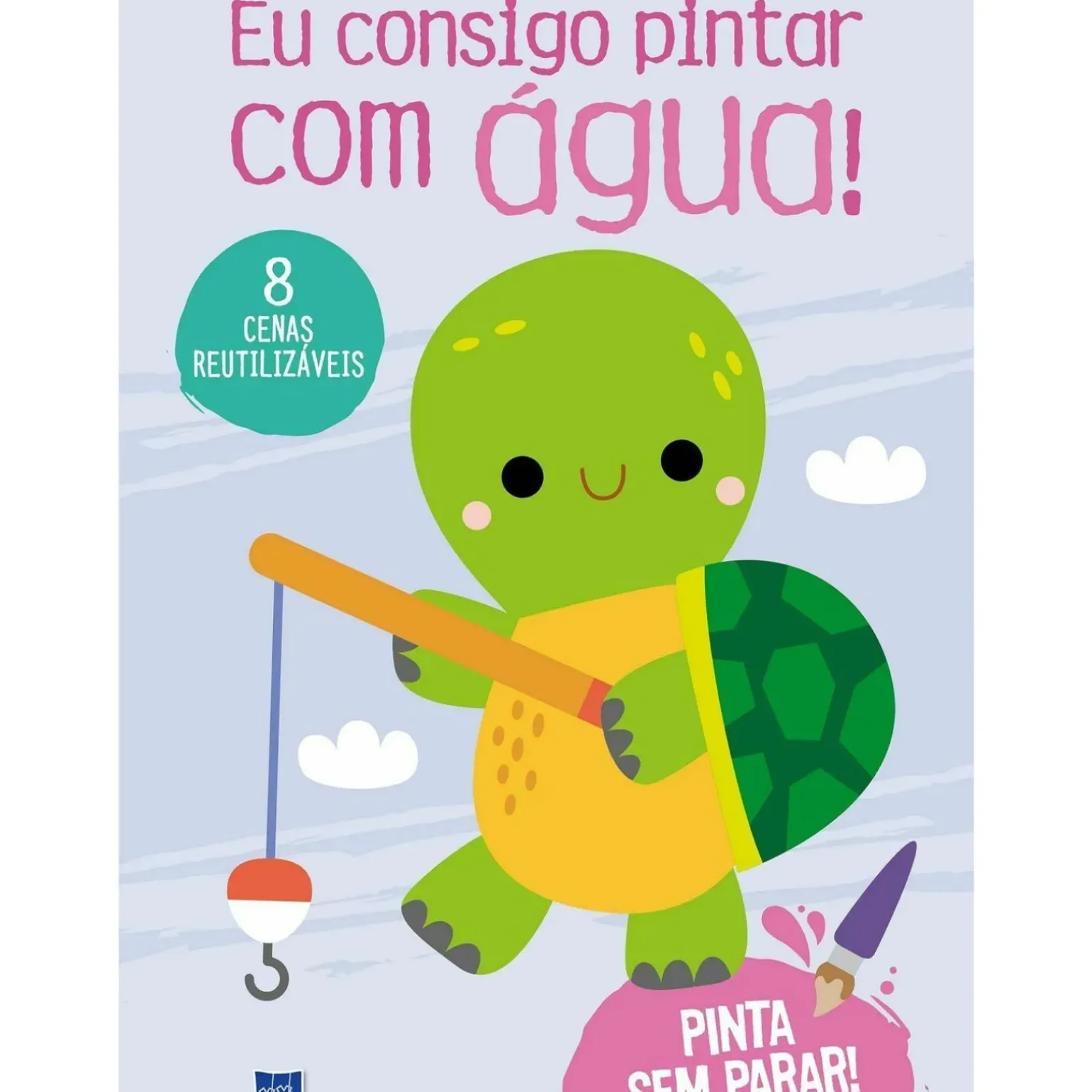 Eu Consigo Pintar com Água - Lilás - Tartaruga de YOYO BOOKS