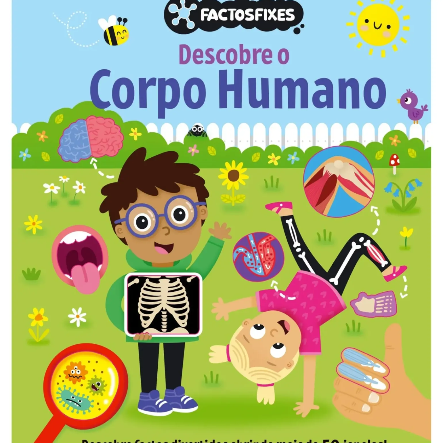 Factos Fixes - Descobre o Corpo Humano - Descobre Factos Divertidos Abrindo Mais de 50 Janelas!