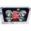 Faz Conta - Conjunto De Panelas Inox Com