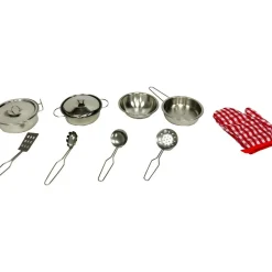 Faz Conta - Conjunto De Panelas Inox Com