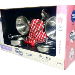 Faz Conta - Conjunto De Panelas Inox Com