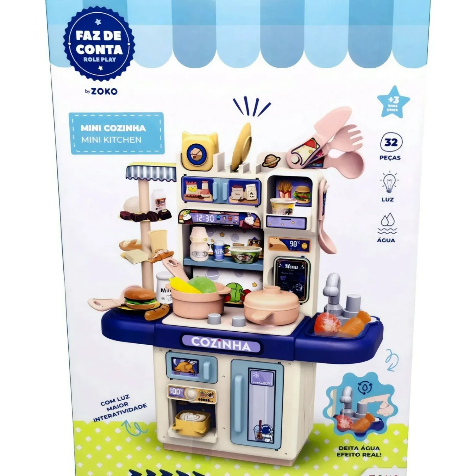 Faz Conta - Mini Cozinha Eletrónica