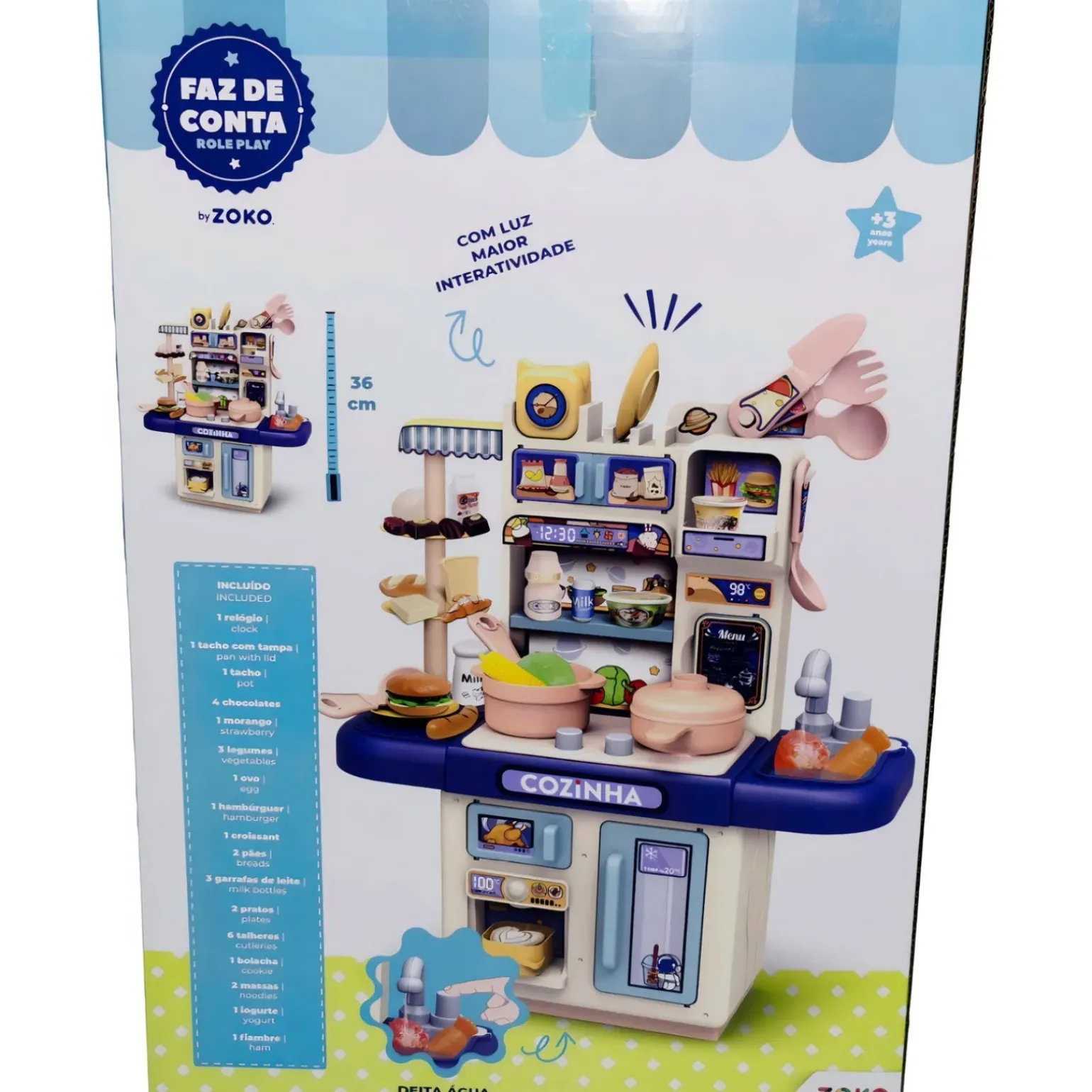 Faz Conta - Mini Cozinha Eletrónica