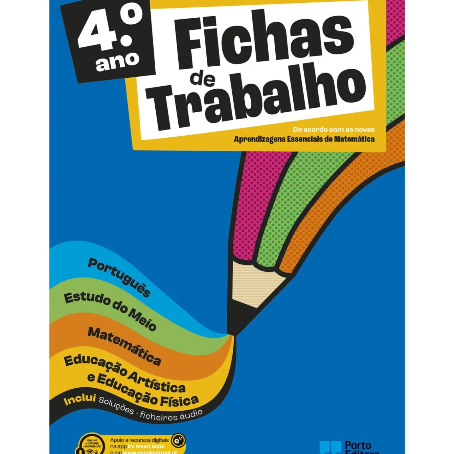 Fichas de Trabalho - 4.º Ano Fichas de Português, Matemática, Estudo do Meio e Expressões
