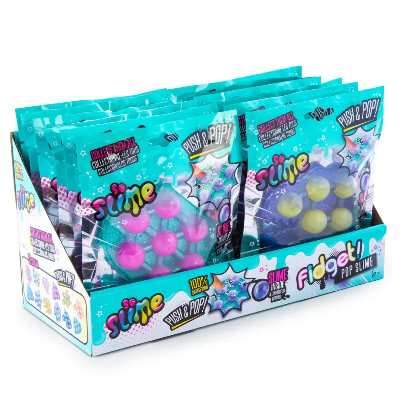 Fidget Pop Slime (vários modelos)