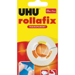 Fita Cola Transparente Rollafix UHU 25m x 19mm