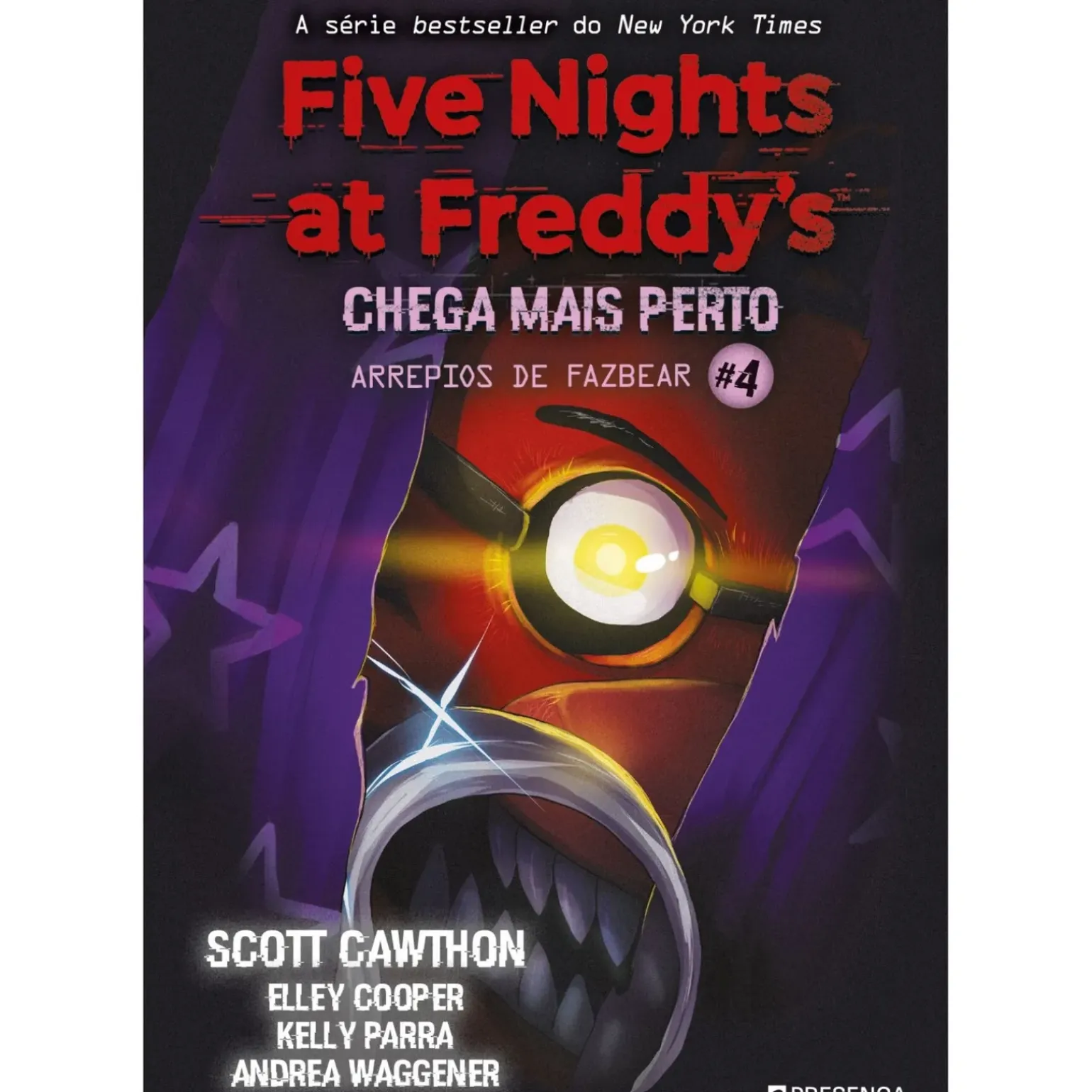Five Nights At Freddy's - Arrepios de Fazbear Livro 4 de Scott Cawthon, Elley Cooper e Andrea Waggener