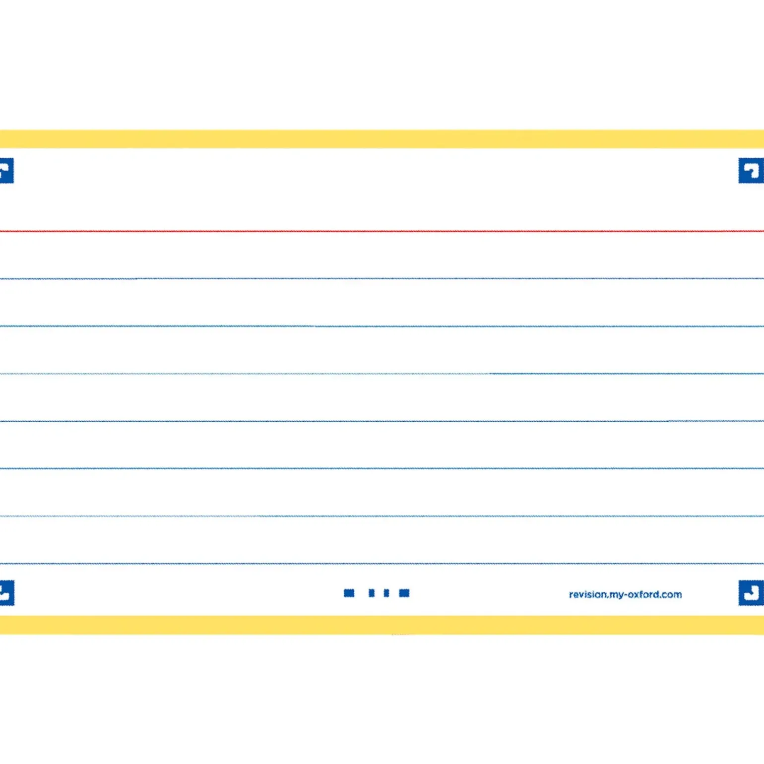 Flashcards 2.0 A7 30 Folhas Amarelo Oxford
