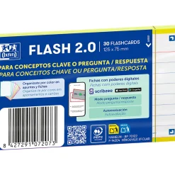 Flashcards 2.0 A7 30 Folhas Amarelo Oxford