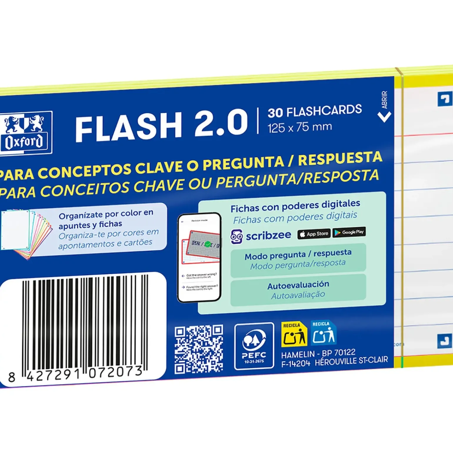 Flashcards 2.0 A7 30 Folhas Amarelo Oxford